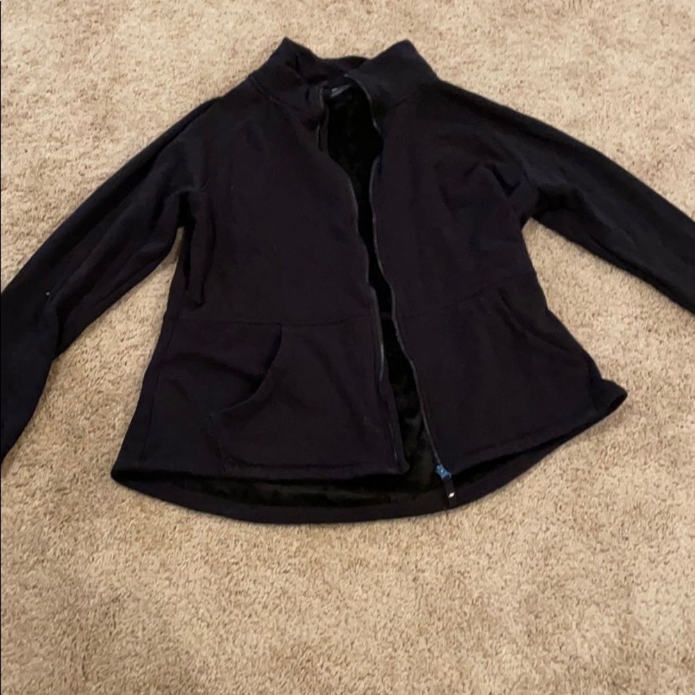 Sketchers black fleece lined  jacket women’s  xxl